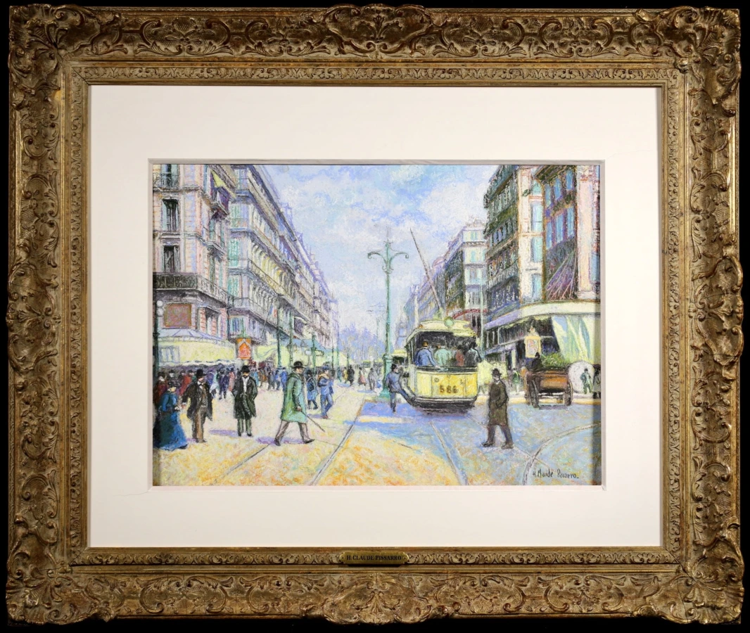 Tramway de la Rue de Noailles – Marseille - Buy Fine Paintings Online