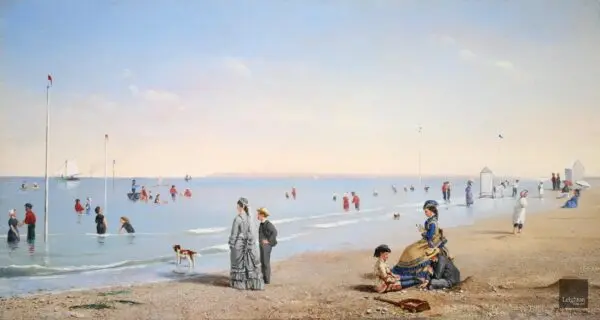 Le plage de Trouville - Buy Fine Paintings Online
