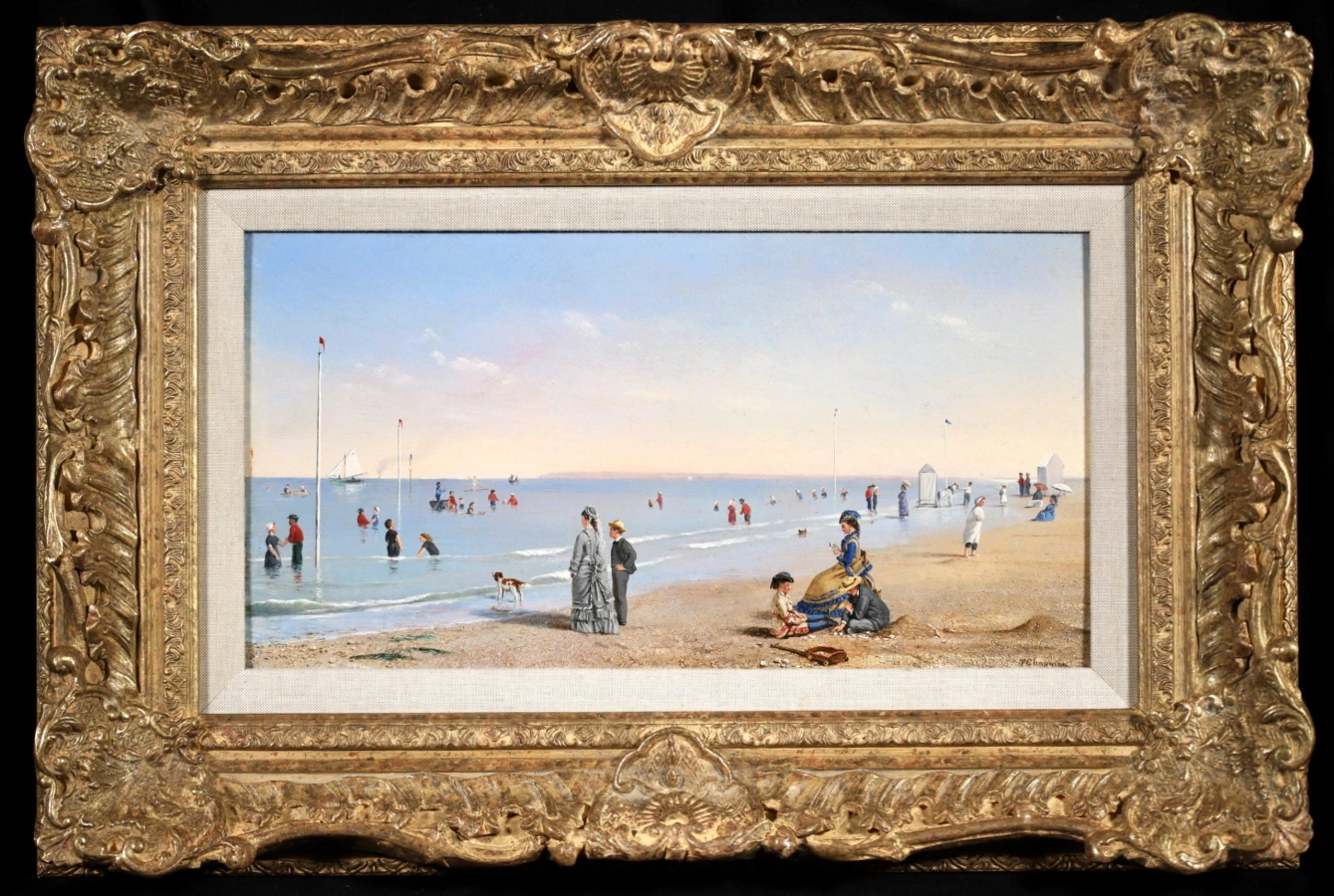 Le plage de Trouville - Buy Fine Paintings Online