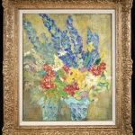 Delphiniums in the mirror thumbnail