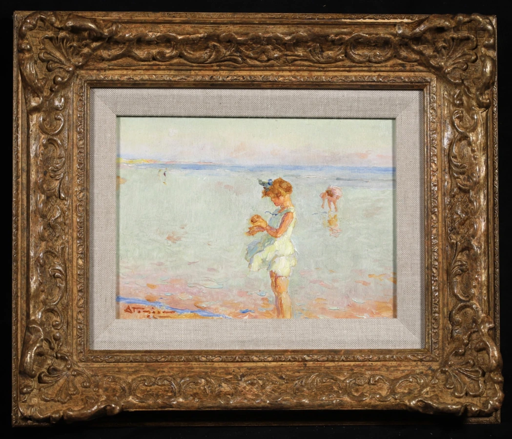 Enfants sur la plage - Buy Fine Paintings Online