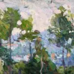 Paysage avec une meule thumbnail