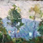 Paysage avec une meule thumbnail