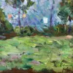 Paysage avec une meule thumbnail