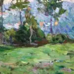 Paysage avec une meule thumbnail