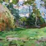 Paysage avec une meule thumbnail