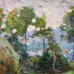 Paysage avec une meule thumbnail