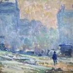 On the outskirts of Paris – A misty morning thumbnail