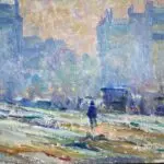 On the outskirts of Paris – A misty morning thumbnail