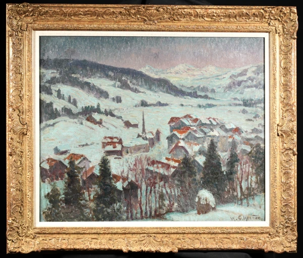 Winter Snow – Gstaad, Switzerland - Buy Fine Paintings Online