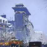 La Porte Saint-Denis sous la neige thumbnail