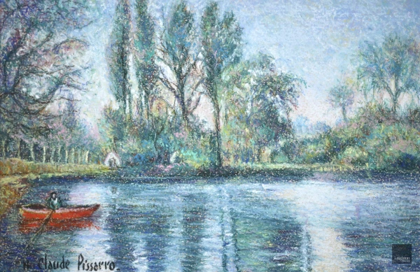 La Rive Gauche du Parc a Enghien - Buy Fine Paintings Online