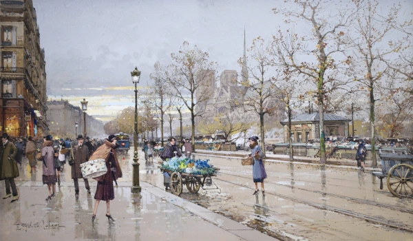 Le Quai de la Tournelle - Buy Fine Paintings Online