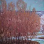 Lumiere lune et neige fondante – Pontarlier, Doubs thumbnail