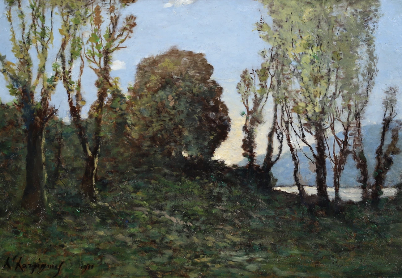 Bords de rivière à Saint-Privé - Buy Fine Paintings Online