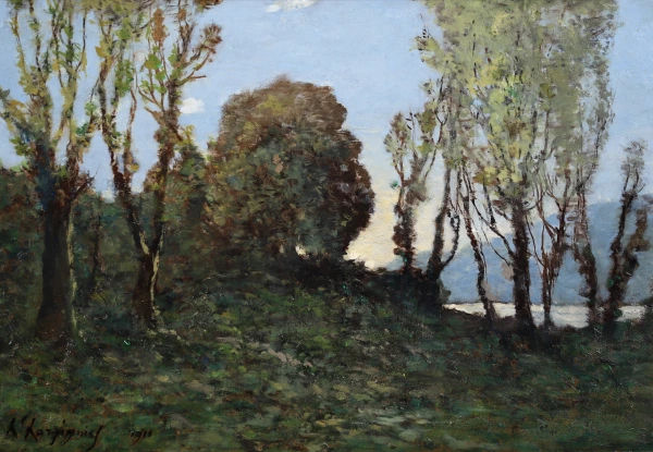 Bords de rivière à Saint-Privé - Buy Fine Paintings Online