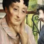 Femme pensive et enfant a la fenetre thumbnail