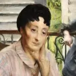 Femme pensive et enfant a la fenetre thumbnail