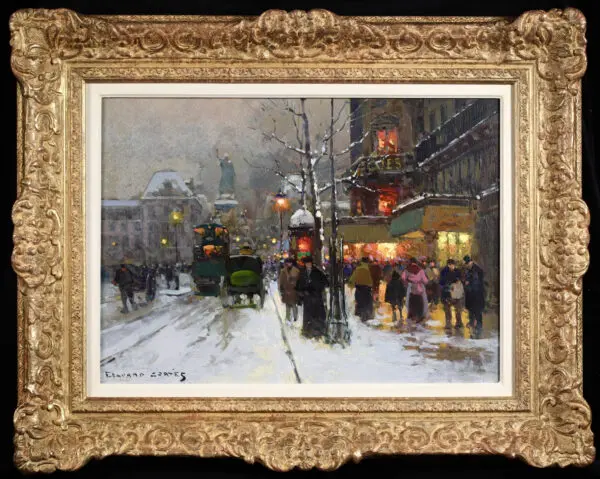Place de la Republique – Le Soir - Buy Fine Paintings Online