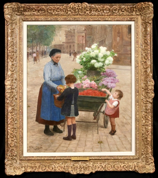 La Marchande de Fleurs - Buy Fine Paintings Online