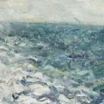 En pleine mer – effet de soleil dans l’eau – Voyage au Venezuela 1919 thumbnail