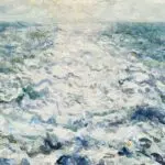 En pleine mer – effet de soleil dans l’eau – Voyage au Venezuela 1919 thumbnail