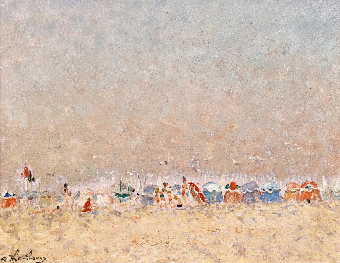 Beautemps Chaud a Trouville - Buy Fine Paintings Online