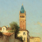 Gondolier on a Venetian canal thumbnail