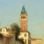 Gondolier on a Venetian canal thumbnail