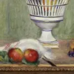 Pommes et raisins sur la table thumbnail