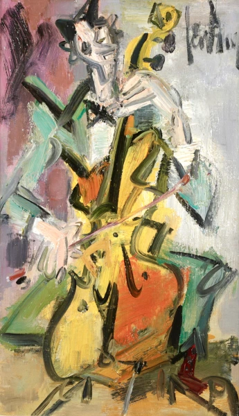 La Contrebasse - Buy Fine Paintings Online