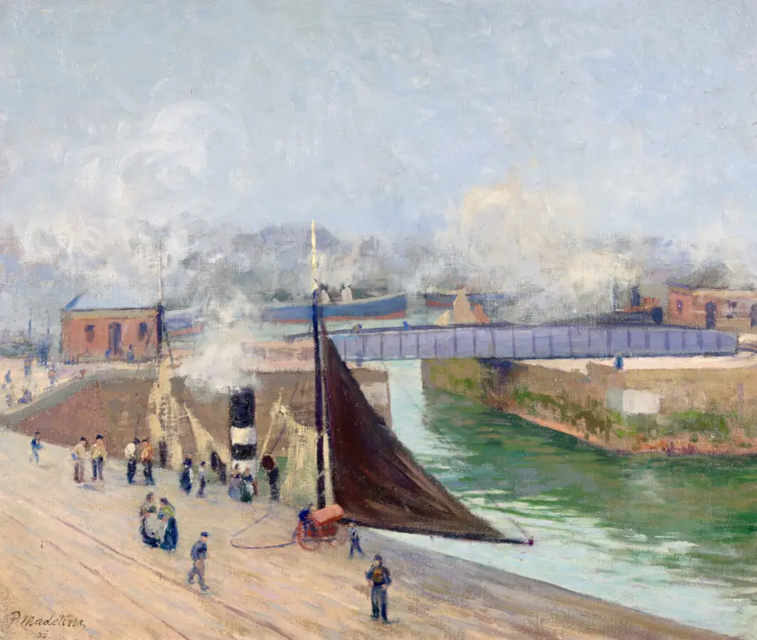 Dieppe – Le Pont Tournant – 1906 - Buy Fine Paintings Online