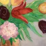 Bouquet de tulipes et de pivoines thumbnail