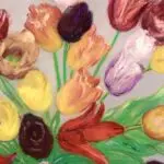 Bouquet de tulipes et de pivoines thumbnail