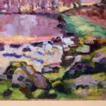 The Dam at Genetin on the River Creuse – Winter thumbnail