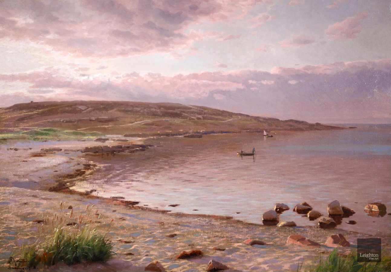Sundown – Sandvig – 1918 - Buy Fine Paintings Online