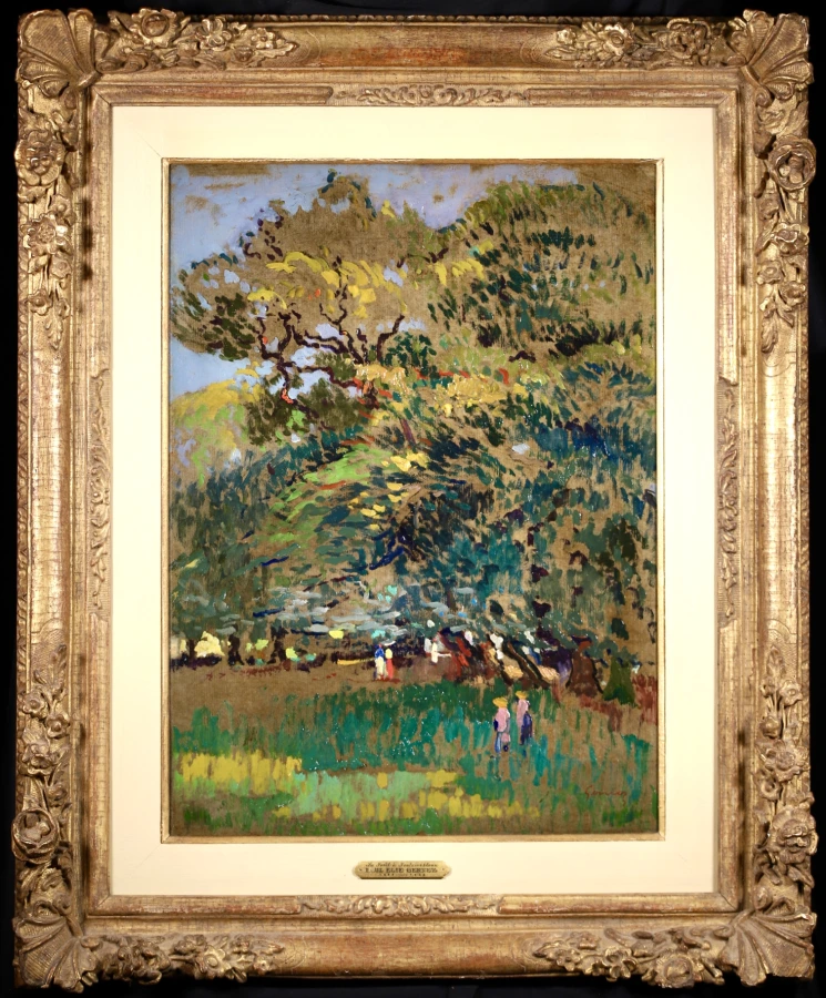 Figures in the forest – Fontainebelau - Buy Fine Paintings Online