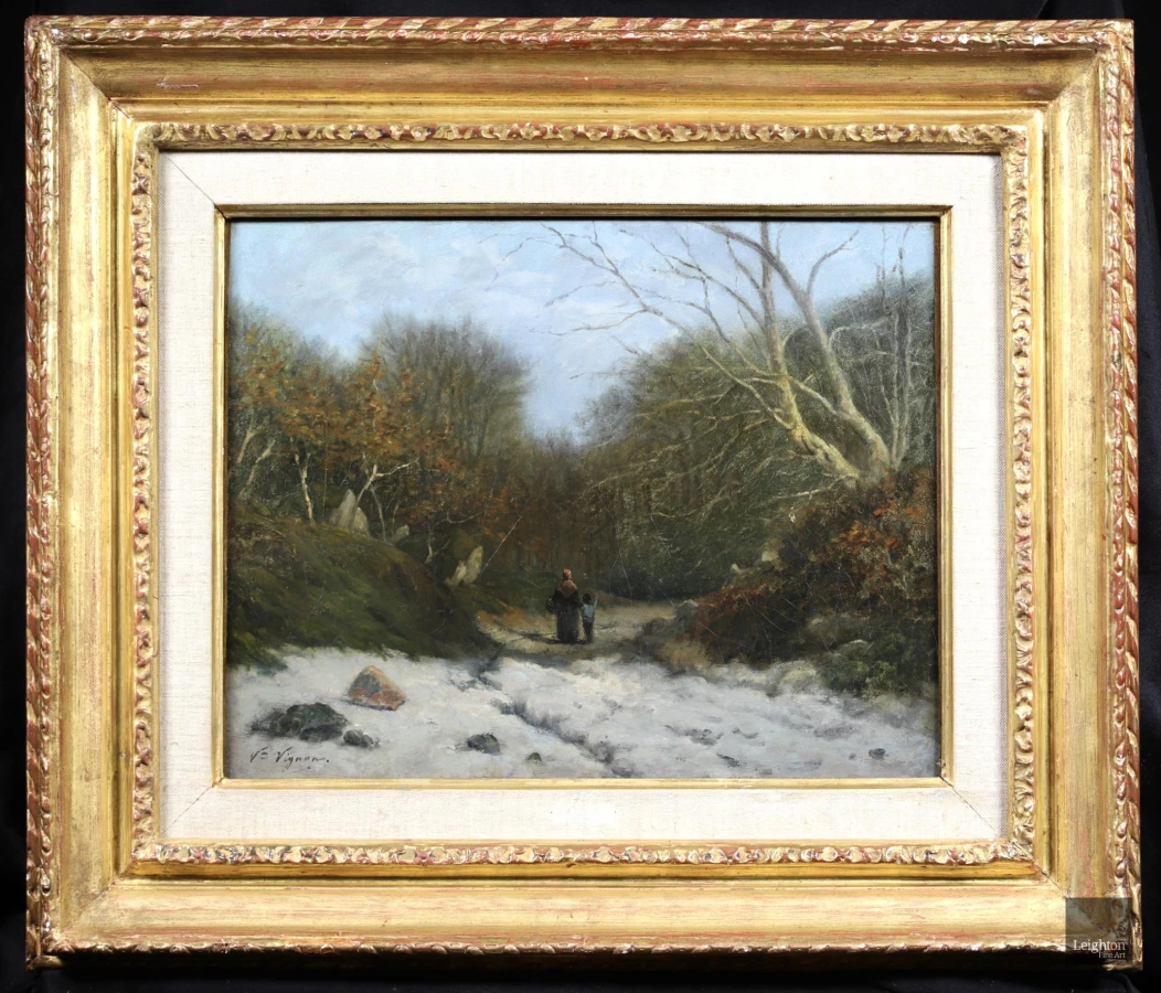 Winter – Fontainebleau Forest - Buy Fine Paintings Online