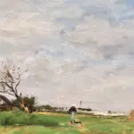 Fishing on a stream by the coast – Normandy thumbnail