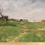 Fishing on a stream by the coast – Normandy thumbnail