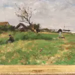 Fishing on a stream by the coast – Normandy thumbnail
