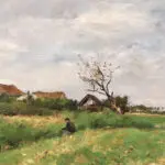 Fishing on a stream by the coast – Normandy thumbnail