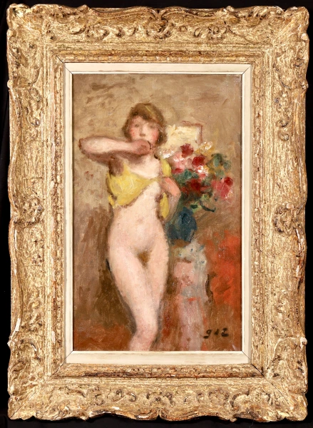 Nu avec des fleurs - Buy Fine Paintings Online