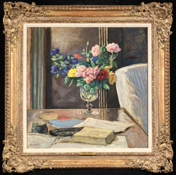 Roses dans un verre - Buy Fine Paintings Online