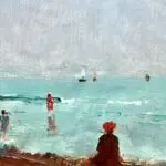 Coucher de soleil sur la plage thumbnail