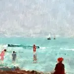 Coucher de soleil sur la plage thumbnail