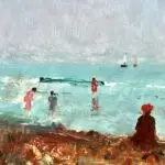 Coucher de soleil sur la plage thumbnail