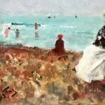 Coucher de soleil sur la plage thumbnail