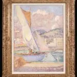 Boats in the harbour – Menton thumbnail