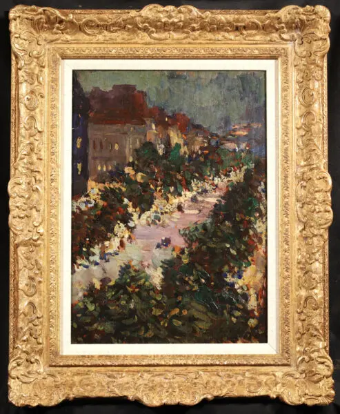 Paris at Night – Boulevard des Italiens - Buy Fine Paintings Online